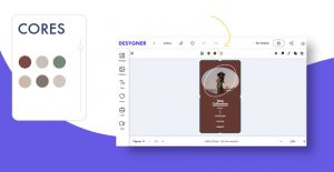 editar as cores dos seus elementos