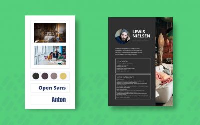 Como fazer currículo online header