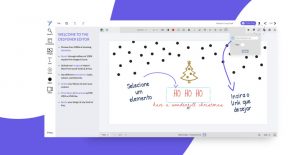 Inserir link no cartão de Natal